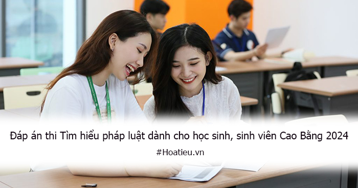 Đáp án cuộc thi Tìm hiểu pháp luật năm 2024