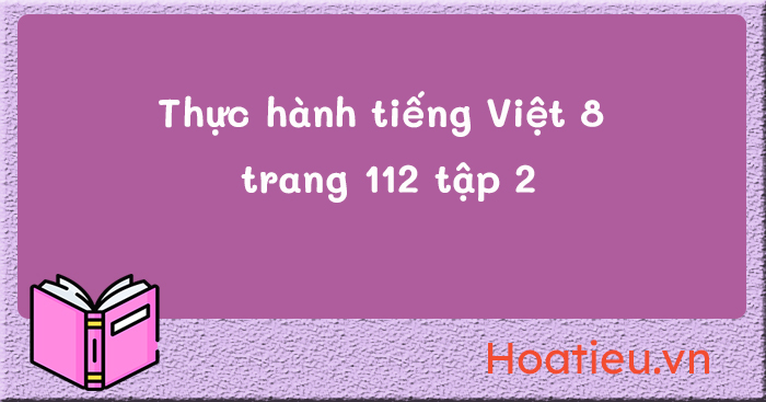 Soạn Văn 8 trang 112 tập 2 Cánh Diều
