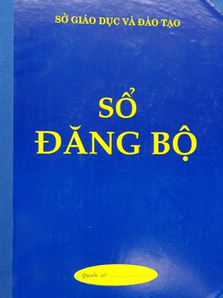 Sổ đăng bộ THCS