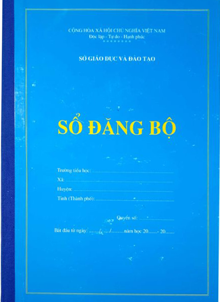 Sổ đăng bộ tiểu học