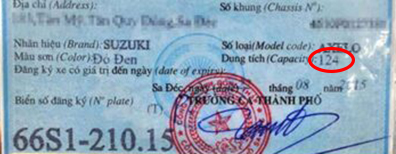 Dấu hiệu nhận biết xe không cần bằng lái