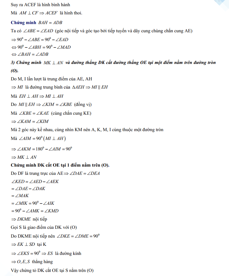 Đáp án đề Toán chuyên Lê Hồng Phong Nam Định - đề 2