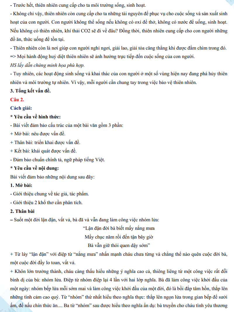 Đáp án đề thi vào 10 môn Văn Bình Dương 2024