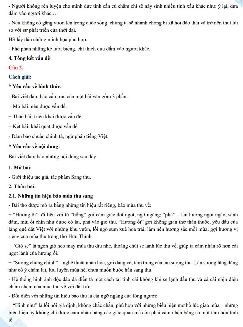  Đáp án đề Văn vào lớp 10 Sóc Trăng 2024-2025