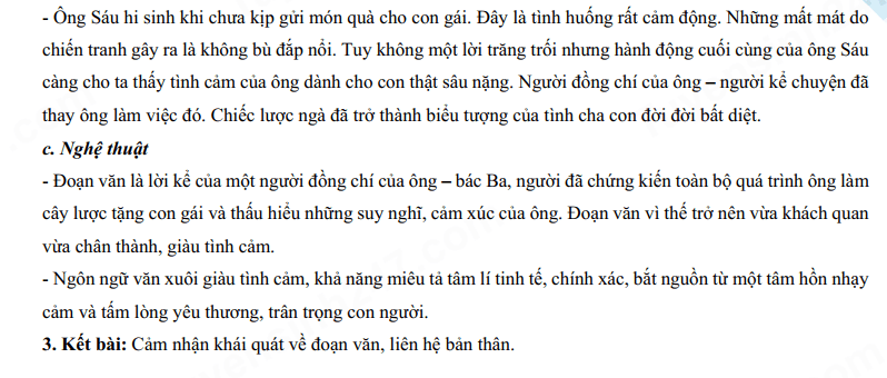 Đáp án đề thi tuyển sinh lớp 10 môn Văn Ninh Bình 2024