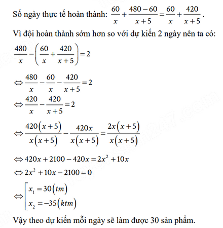 Đáp án đề thi vào 10 môn Toán Quảng Ninh 2024