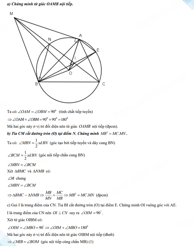Đề thi tuyển sinh lớp 10 môn Toán Sóc Trăng 2024