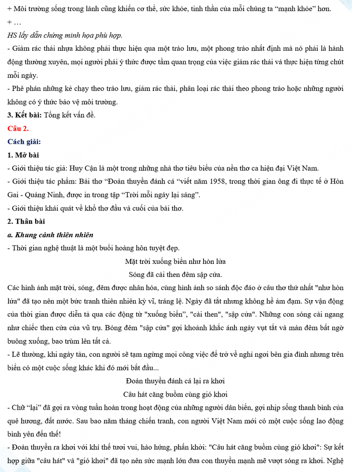 Đáp án đề thi vào 10 môn Văn Đà Nẵng 2024