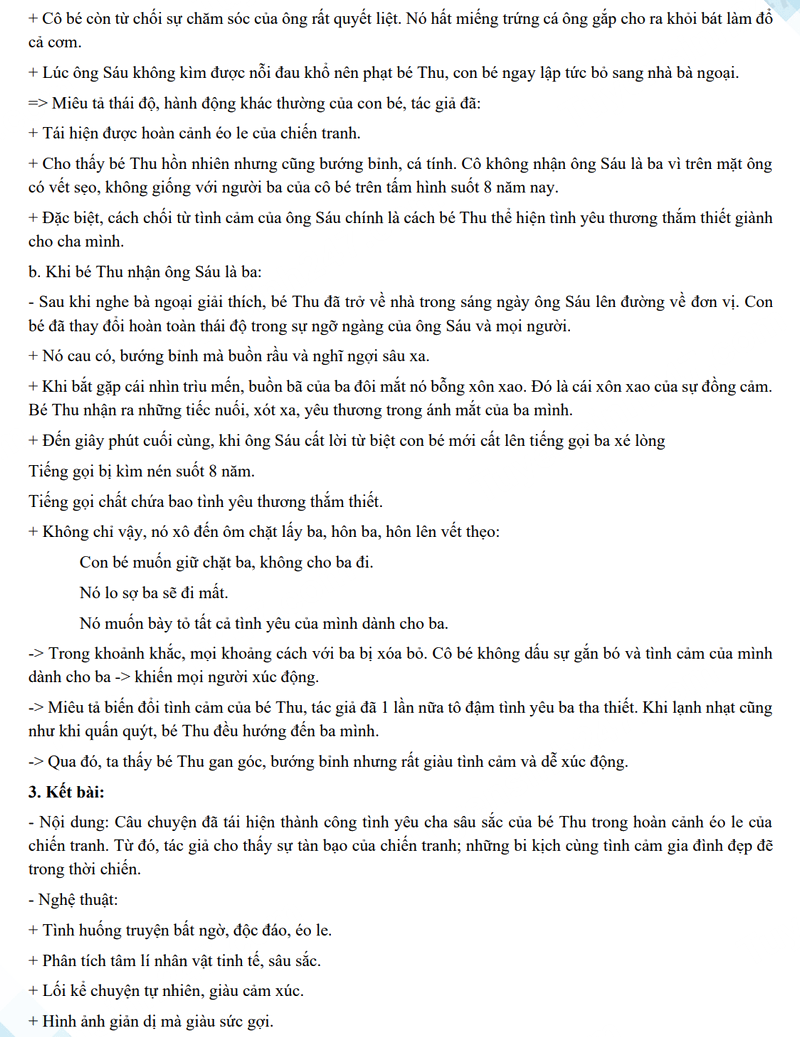 Đáp án đề văn vào 10 Cáo Bằng 2024 - 2025