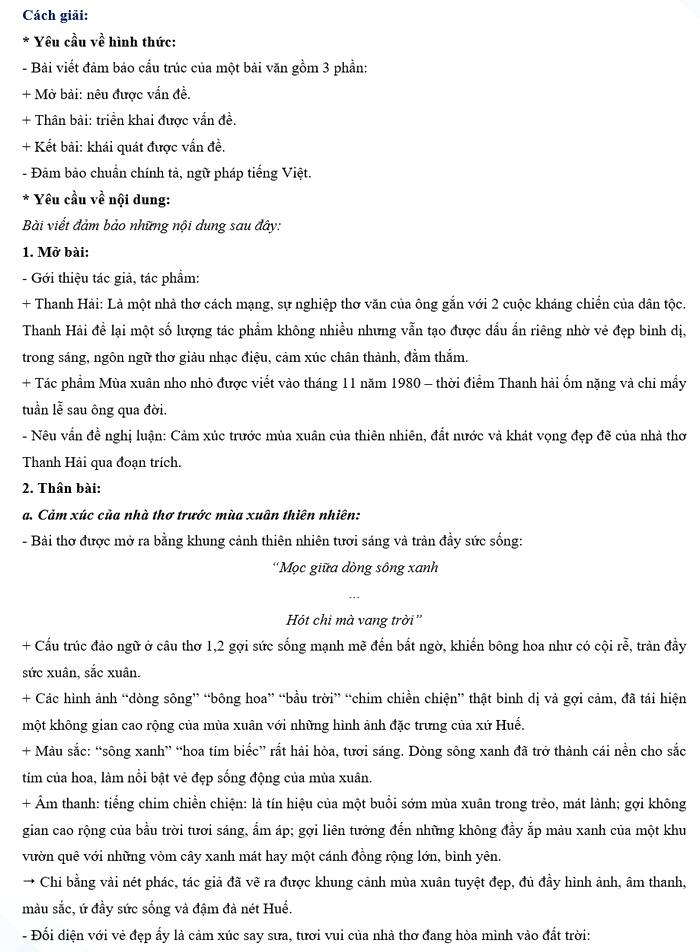 Đáp án đề Văn vào 10 An Giang 2024