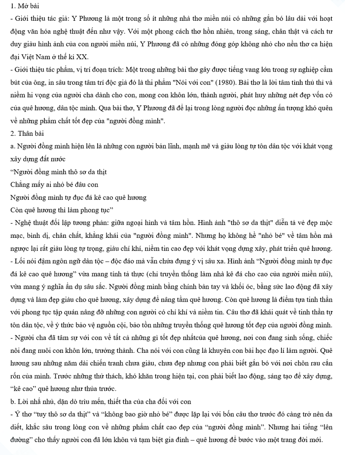 Đáp án đề thi tuyển sinh lớp 10 môn Văn Bắc Giang