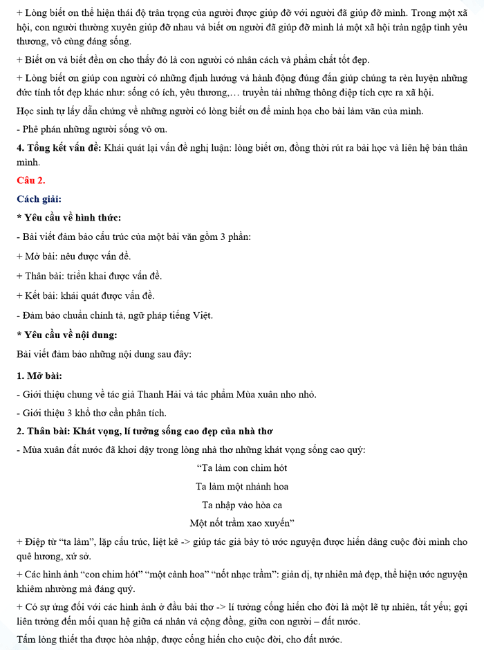 Đáp án đề thi vào 10 môn Văn Tây Ninh 2024