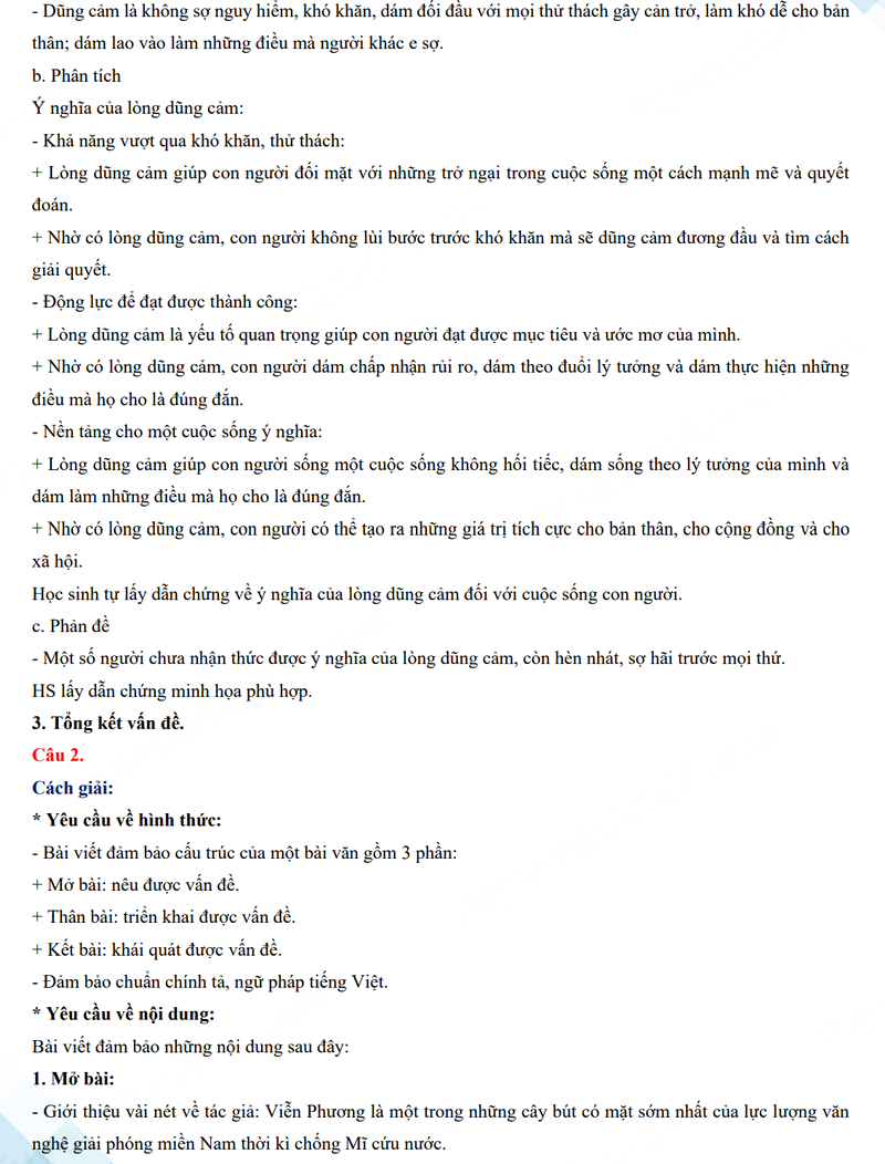 Đáp án đề thi tuyển sinh lớp 10 môn Văn Lào Cai 2024-2025