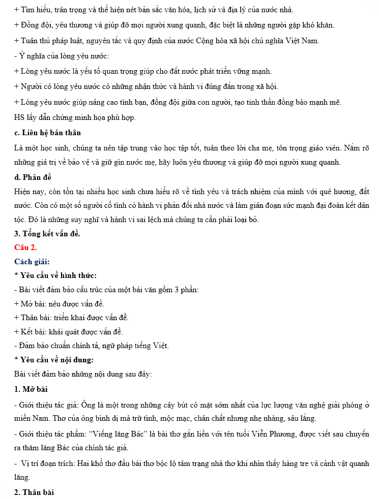 Đáp án đề Văn vào 10 Bình Phước 2024