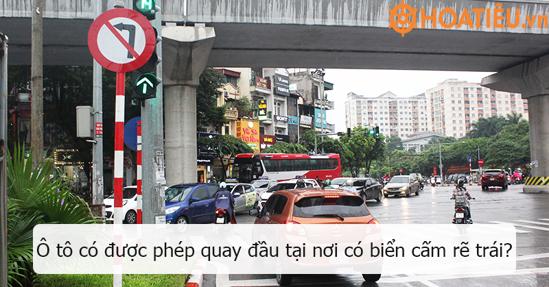 Cấm rẽ trái thì có cấm quay đầu xe?