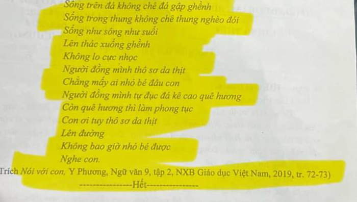 Đề thi tuyển sinh lớp 10 môn Văn Quảng Bình 2024-2025