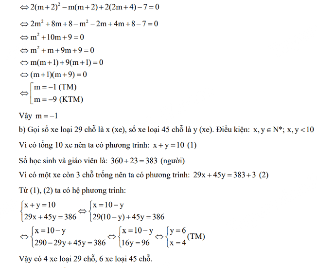  Đáp án đề Toán vào 10 Cần Thơ 2024