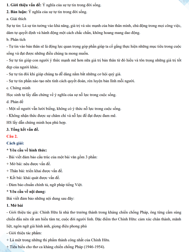 Đáp án đề thi tuyển sinh lớp 10 môn Văn Tiền Giang 2024