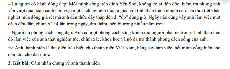 Đáp án đề thi vào 10 môn Văn Vũng Tàu 2024