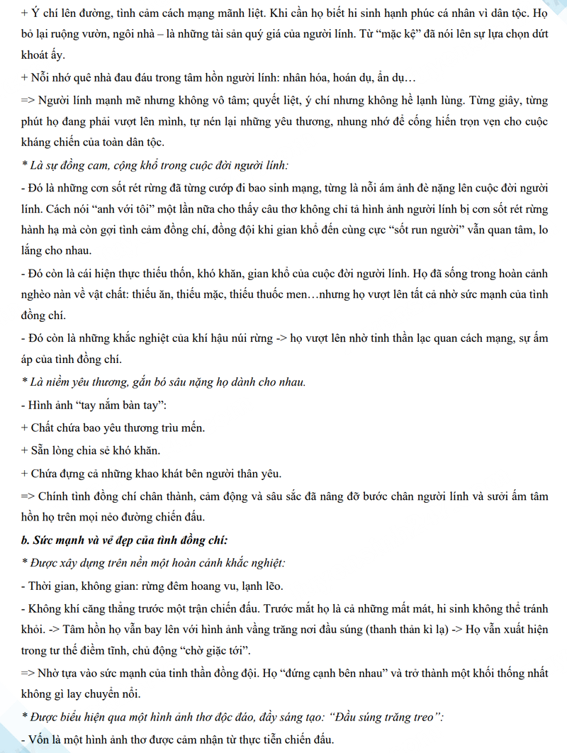 Đáp án đề thi tuyển sinh lớp 10 môn Văn Lạng Sơn 2024-2025