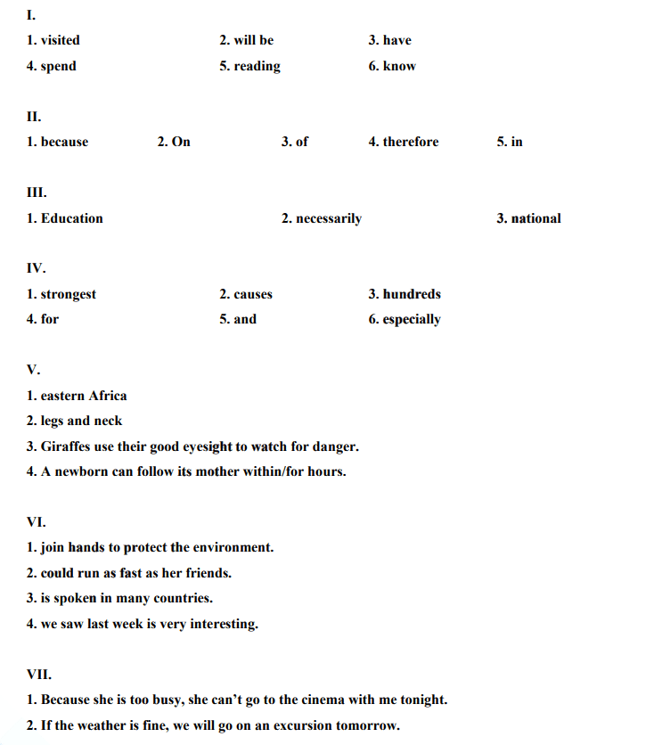 Đáp án đề Anh vào 10 Long An 2024-2025
