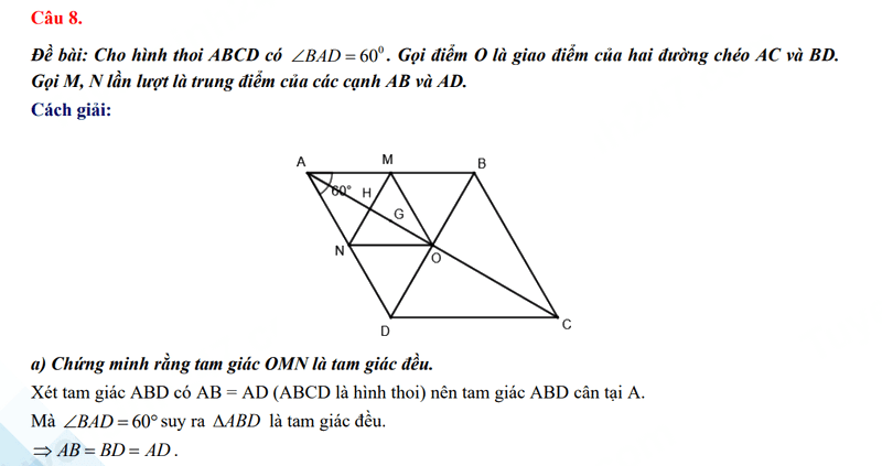 Đáp án đề thi tuyển sinh lớp 10 môn Toán Thái Nguyên 2024-2025
