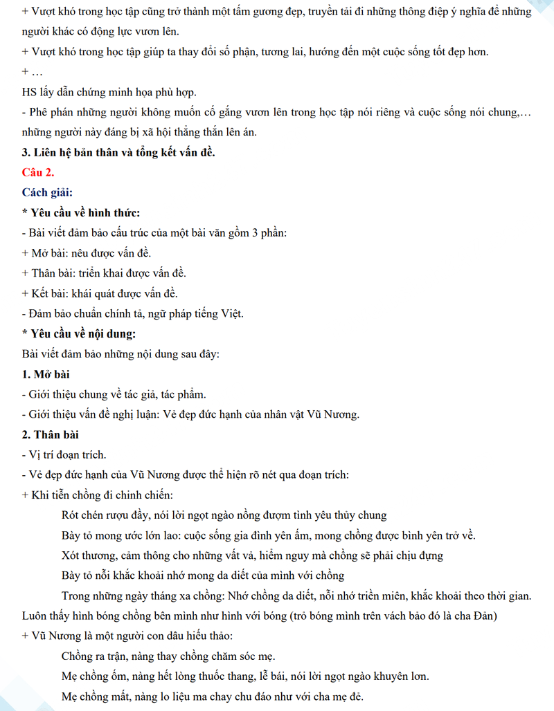 Đáp án đề thi vào 10 môn Văn Quảng Ngãi 2024