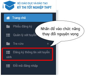 Điều chỉnh nguyện vọng sau khi biết điểm 2024