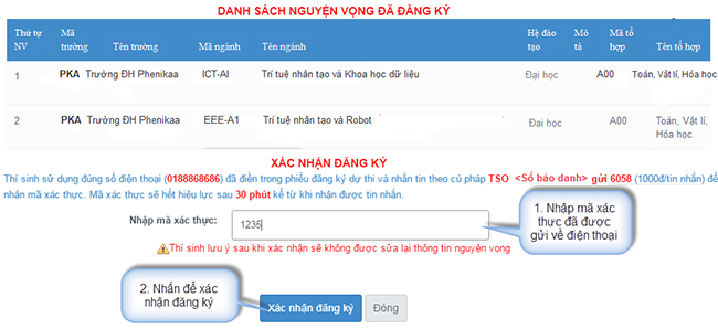 Điều chỉnh nguyện vọng sau khi biết điểm 2024