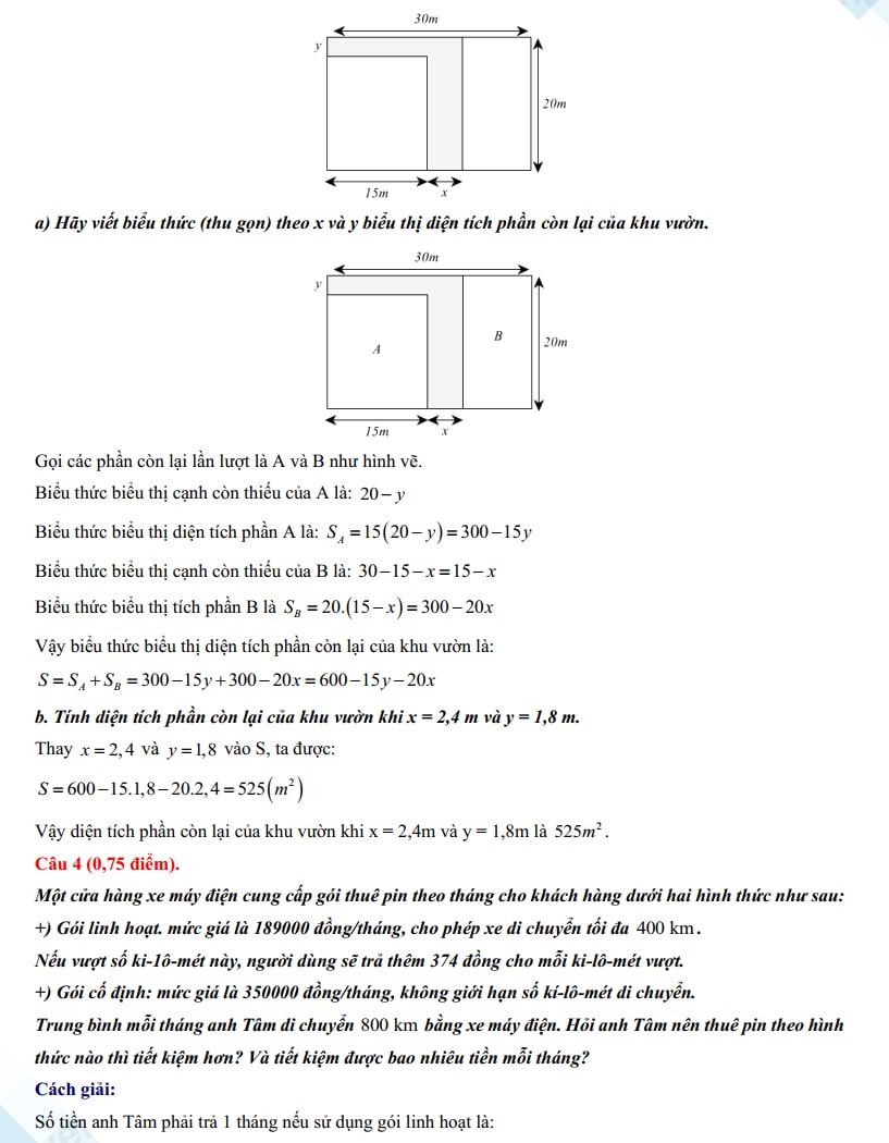 Đáp án đề thi tuyển sinh lớp 10 môn Toán thành phố Hồ Chí Minh 2024