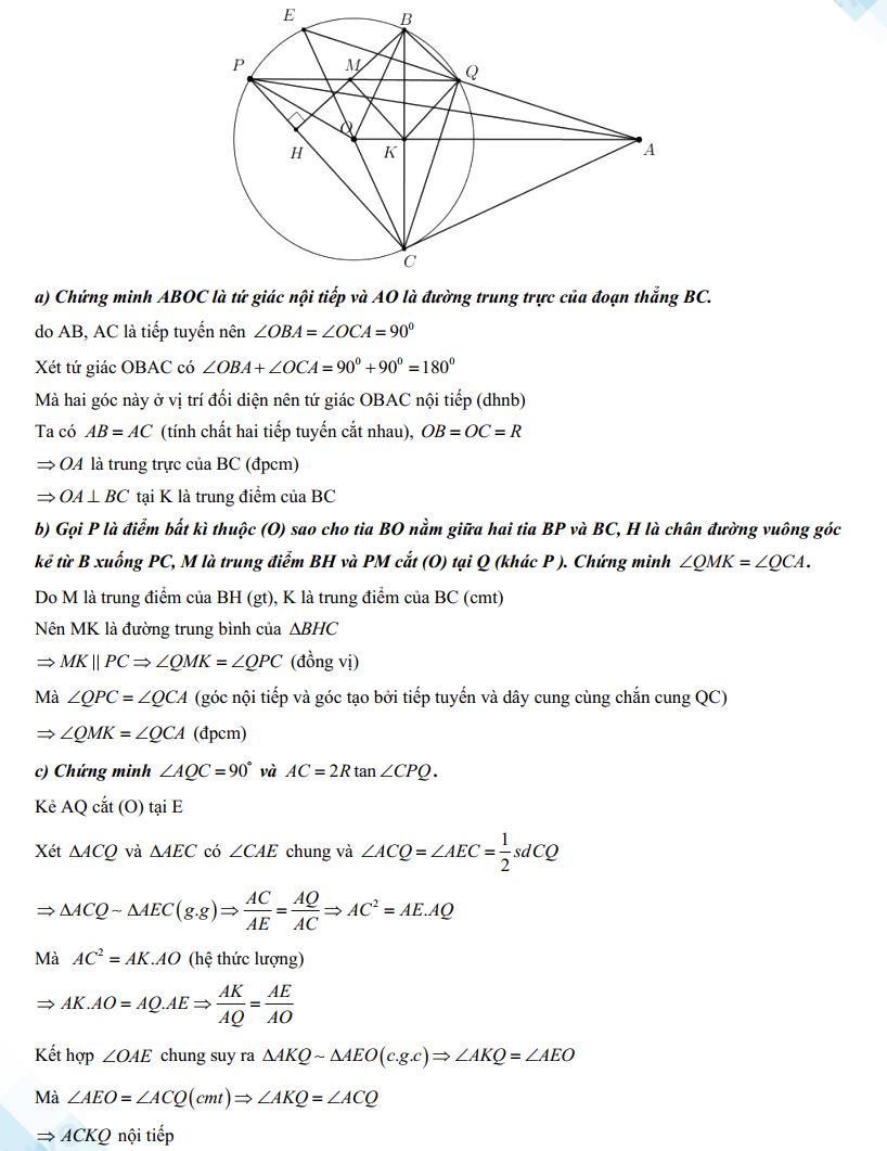 Đáp án đề thi tuyển sinh lớp 10 môn Toán thành phố Hồ Chí Minh 2024