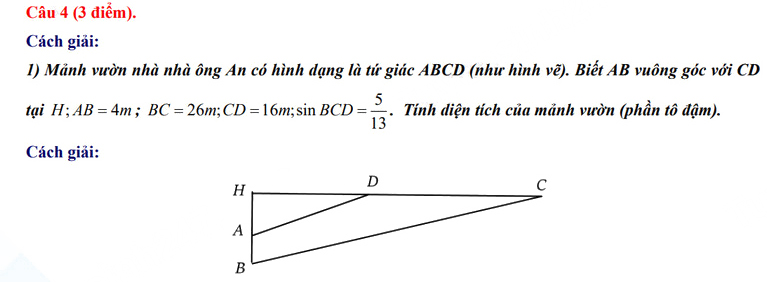Đáp án đề thi tuyển sinh lớp 10 môn Toán 2024-2025 Nam Định