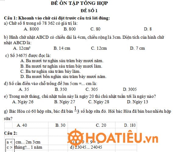 File Toán lớp 3 lên lớp 4