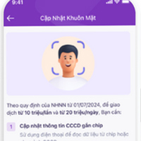 Hướng dẫn xác thực sinh trắc học trên App Ngân hàng