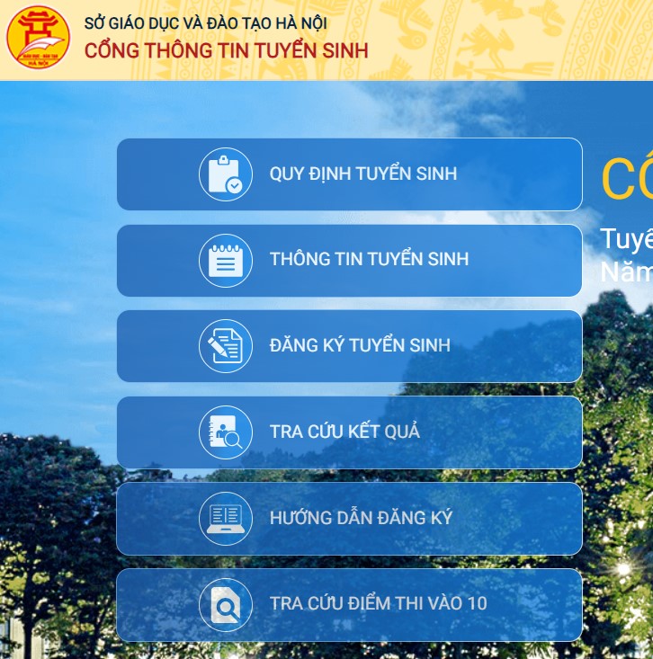 Tra cứu thông tin tuyển sinh đầu cấp 2024