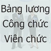 Bảng lương theo vị trí việc làm của cán bộ, công chức năm 2024