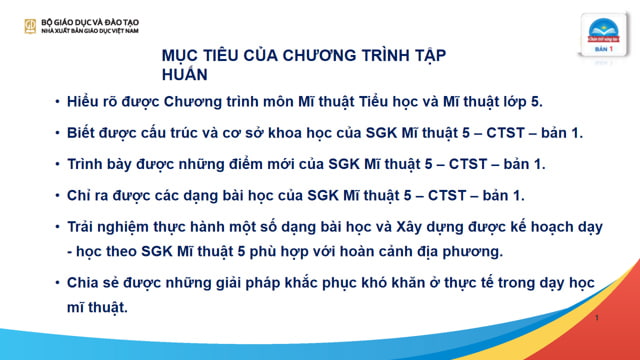 Tài liệu tập huấn môn Mĩ thuật lớp 5 bộ sách Kết nối tri thức