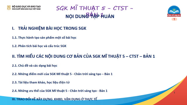 Tài liệu tập huấn môn Mĩ thuật lớp 5 bộ sách Kết nối tri thức