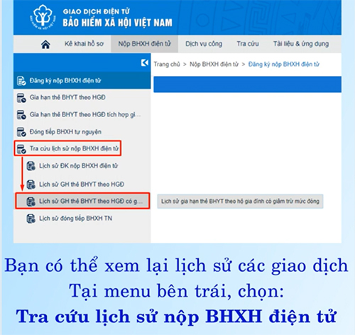 Cách gia hạn bảo hiểm y tế trên VssID