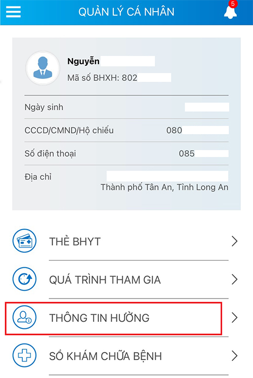 Cách xem lương trên VssID
