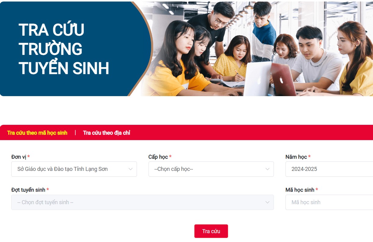 Tra cứu điểm thi vào lớp 10 2024 Lạng Sơn