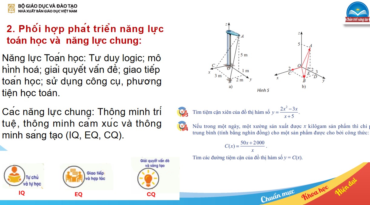 Slide tập huấn SGK mới lớp 12 môn Toán CTST