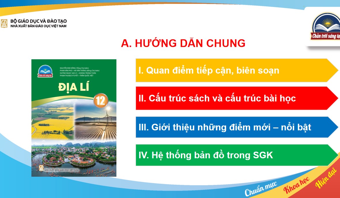 Slide tập huấn SGK mới lớp 12 môn Địa CTST