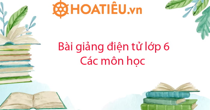 Giáo án PPT lớp 6 sách mới