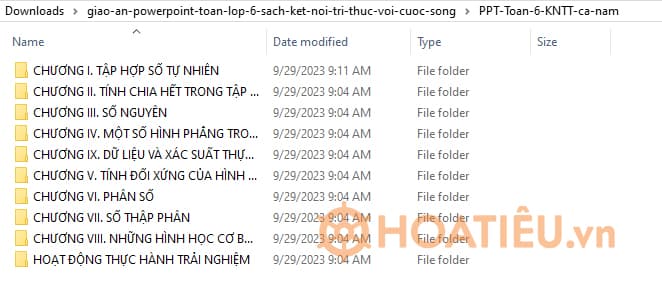 Bài giảng điện tử Toán lớp 6 Kết nối tri thức
