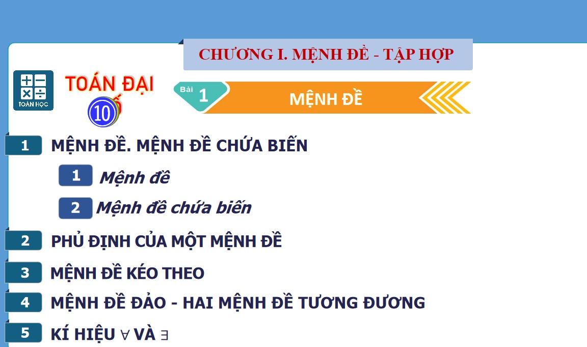 Giáo án PowerPoint Toán 10 KNTT học kì 1