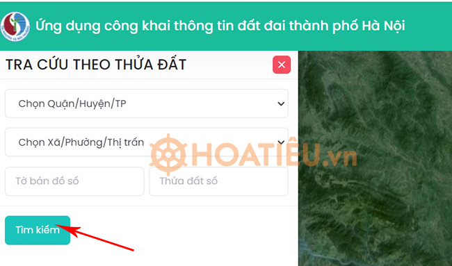 Hướng dẫn tra cứu thông tin thửa đất online