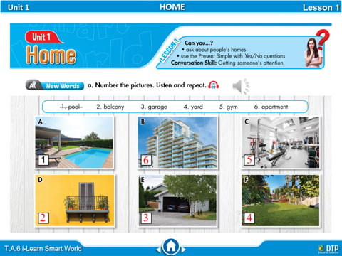 Bài giảng điện tử Tiếng Anh 6 I-Learn Smart World