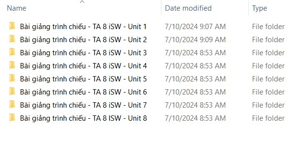 Giáo án PPT Tiếng Anh 8 i - Learn Smart World