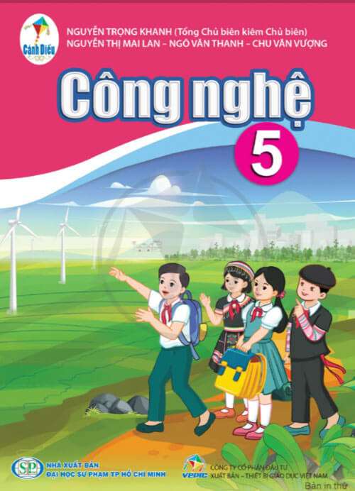 Sách Giáo Khoa Công nghệ lớp 5 Cánh Diều